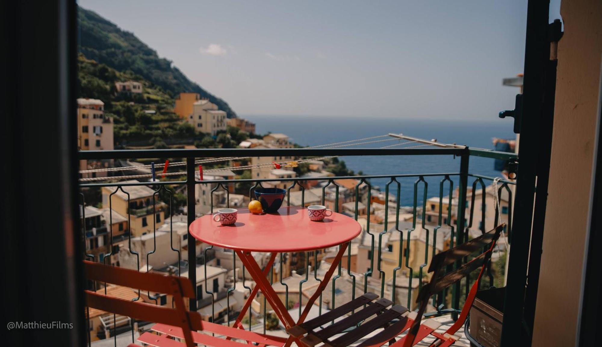 San Giovanni Apt, Seaview Terrace, 2 Aircondo Bdr, Easy From Train Or Private Parking Riomaggiore Exterior photo