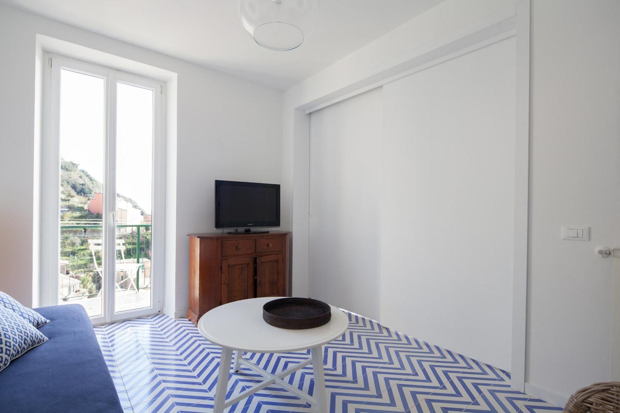 San Giovanni Apt, Seaview Terrace, 2 Aircondo Bdr, Easy From Train Or Private Parking Riomaggiore Exterior photo
