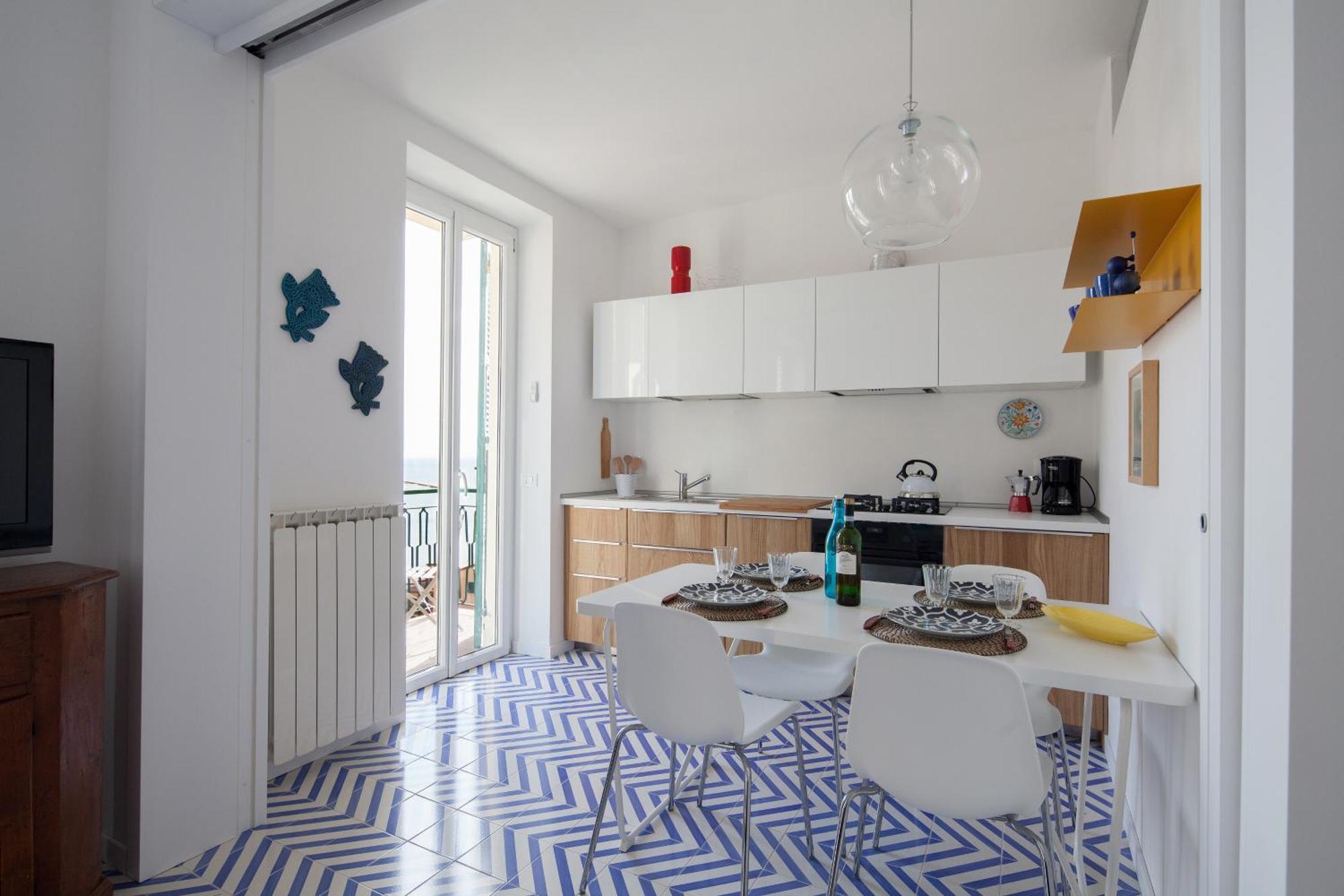 San Giovanni Apt, Seaview Terrace, 2 Aircondo Bdr, Easy From Train Or Private Parking Riomaggiore Exterior photo