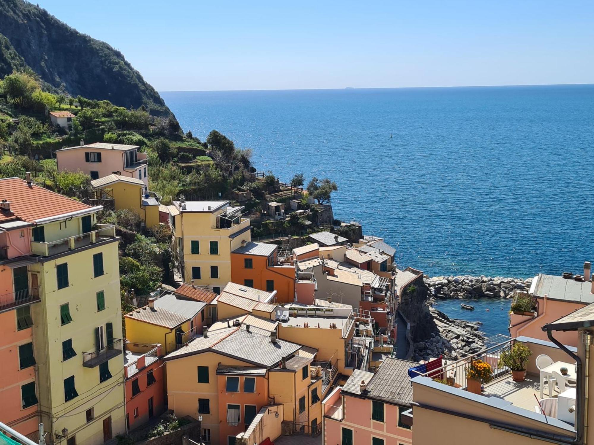 San Giovanni Apt, Seaview Terrace, 2 Aircondo Bdr, Easy From Train Or Private Parking Riomaggiore Exterior photo